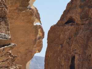 stone head makhtesh ramon