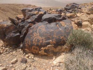 Rock engraving Mt. Karkom